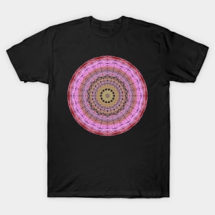 Peculiar Floral Pattern -purple Voilet  mandala design - Regenbogenfarben T-Shirt